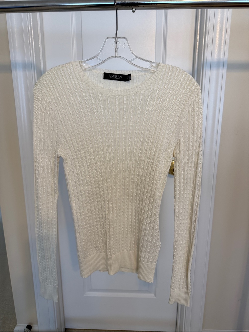 Like New Lauren Long Sleeve Viscose and Cotten Top